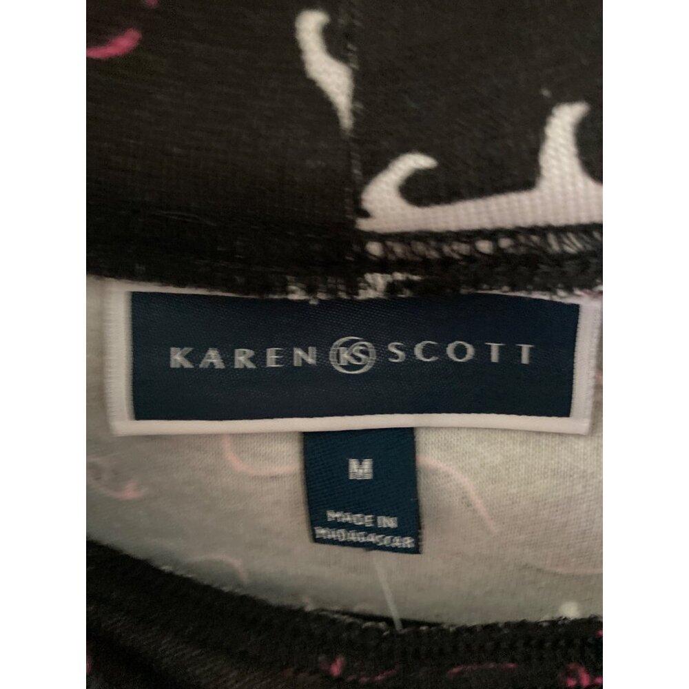 NWT Karen Scott Turtle Mock Neck Long Sleeve Pull Over Top Medium - Picture 5 of 7
